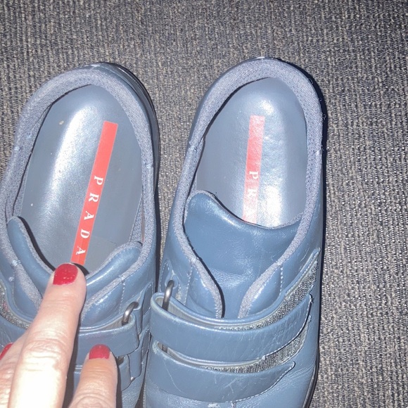 Prada Velcro shoes 8/7,5, it may run small a bit to small for me! - Picture 7 of 9